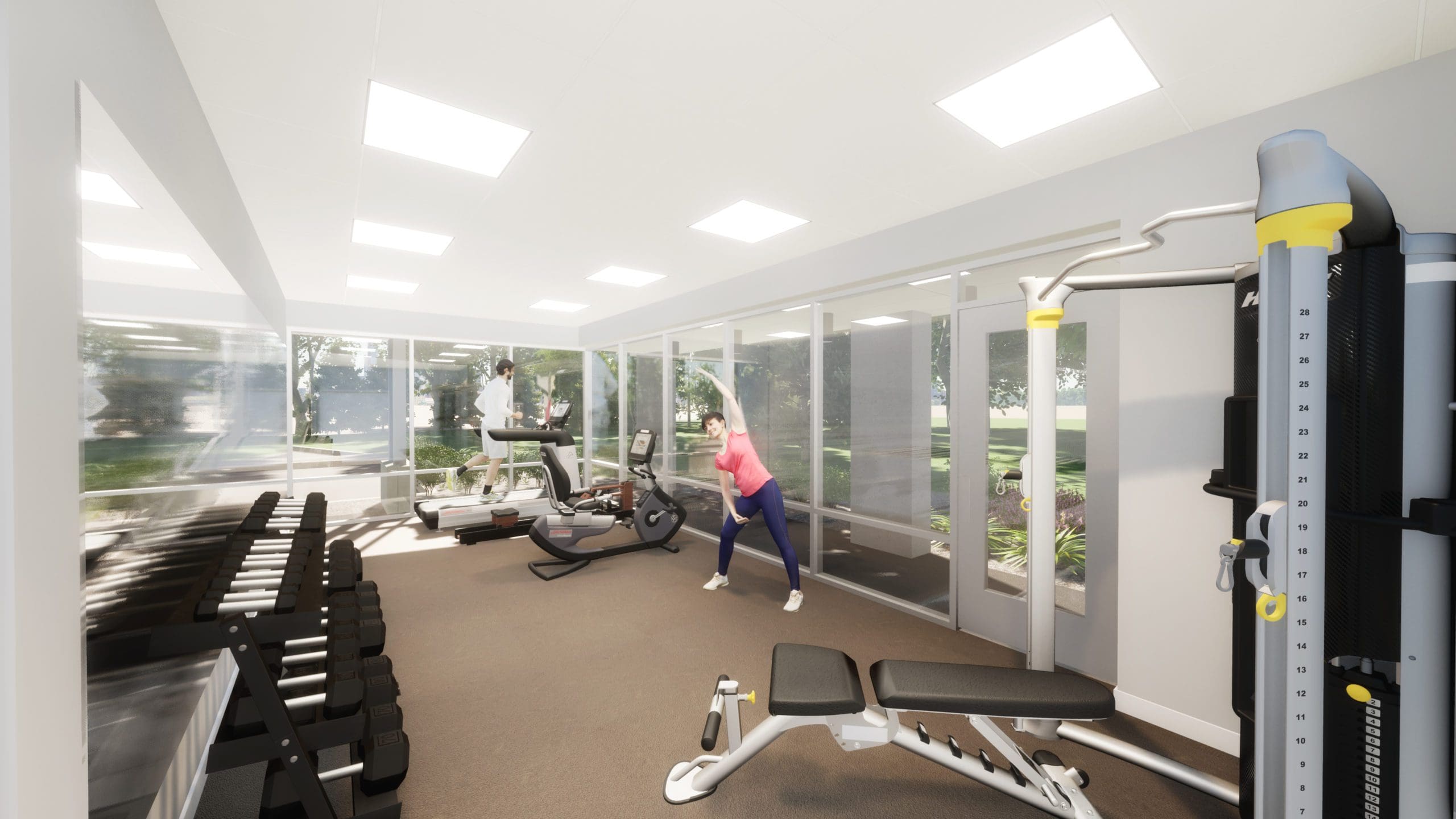 Towers Realty Group - The Oaks Fitness Room
